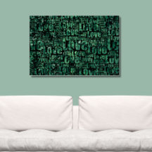 Clover Field Green Typografia LOVE