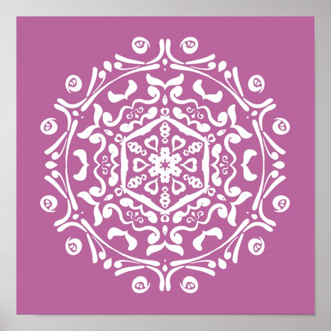 Pôster Clover Mandala (Frente)
