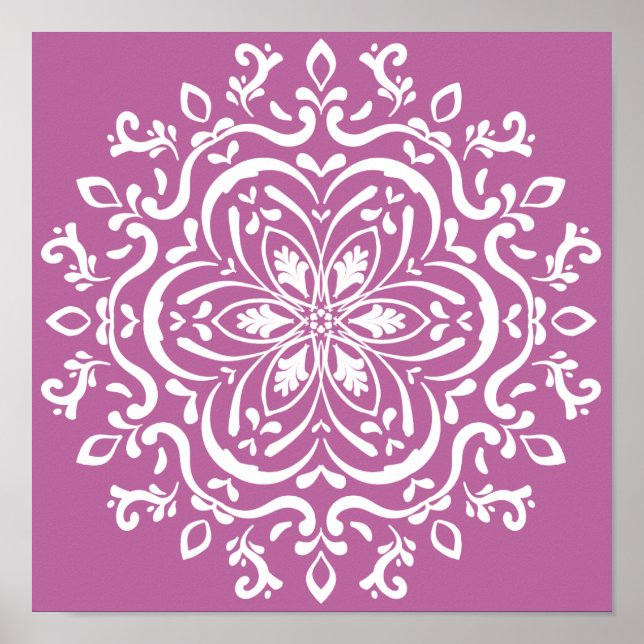 Pôster Clover Mandala (Frente)