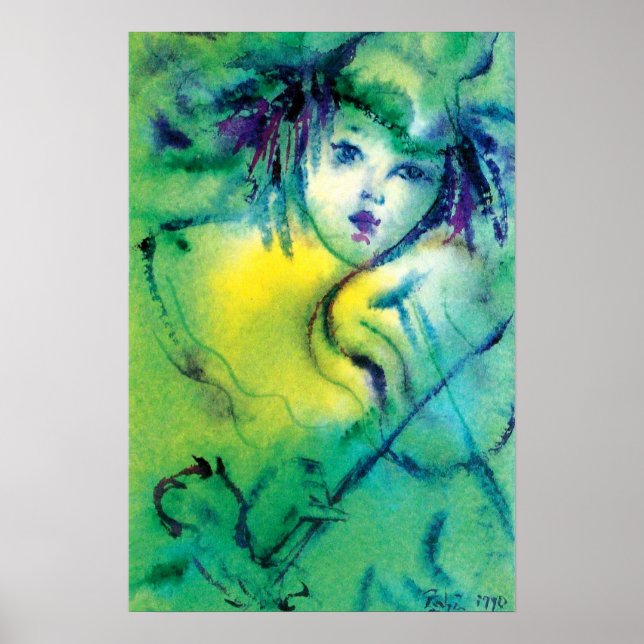 POSTER CLOWN IN GREEN (Frente)