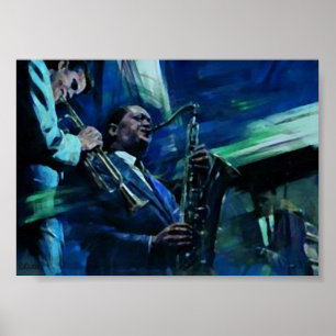 Pôster Club Orchestra á l´huile