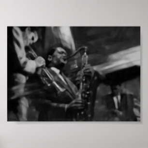 Pôster Club Orchestra á l´huile