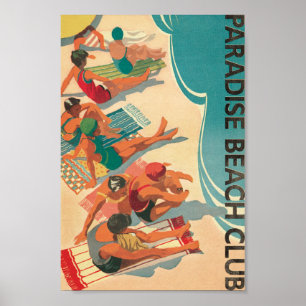 Poster Clube da praia do paraíso
