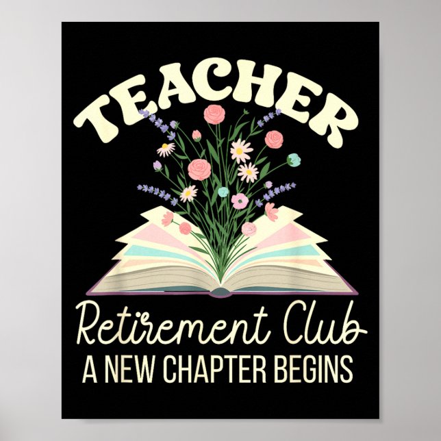 Poster Clube de Aposentadoria de Professores Novo Capítul (Frente)
