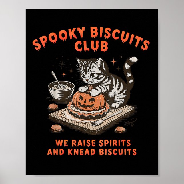 Poster Clube de Biscoitos de Soky - Banho de Halloween (Frente)