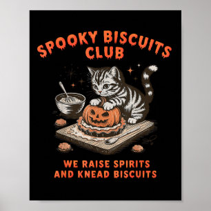 Poster Clube de Bolinhos Assustadores Gato Halloween Cozi