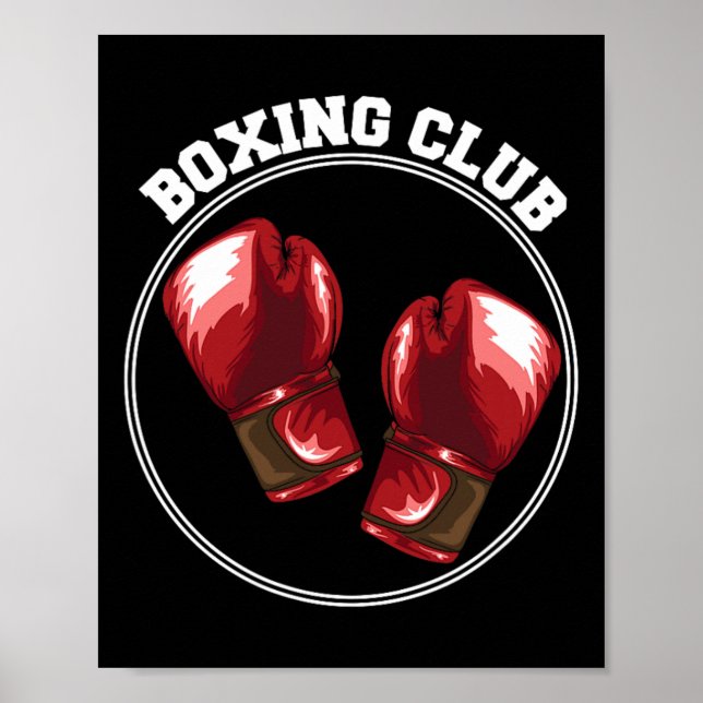 Poster Clube de Boxe  (Frente)