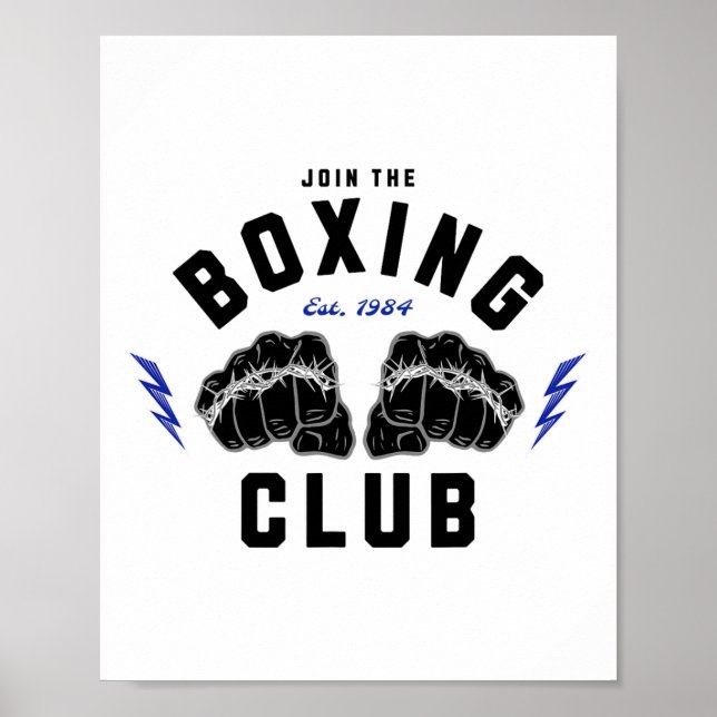 Poster Clube de Boxe1  (Frente)