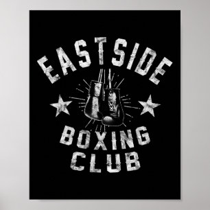 Poster Clube de Boxing do Lado Leste - Vintage em Desconf