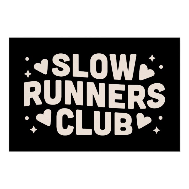 Pôster Clube de corredor lento (Frente)