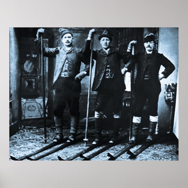 Pôster Clube de Esqui Nórdico - Vintage (Frente)