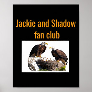 Poster Clube de Fãs do Jackie e Shadow Águias