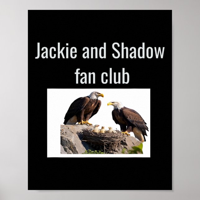 Poster Clube de Fãs Jackie e Shadow Águias _1 (Frente)