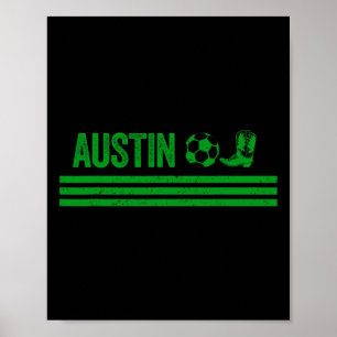 Poster Clube de Futebol Austin Cowboy Boot