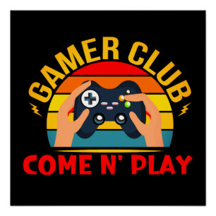 PÔSTER CLUBE DE JOGOS