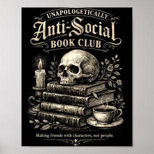 Poster Clube de leitura de introvertidos comediantes soci