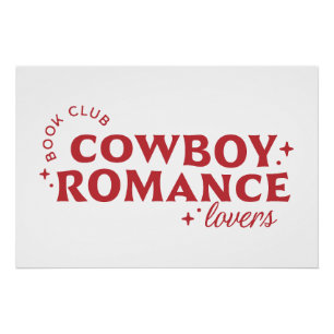Pôster Clube de livros de amantes de cowboy romance