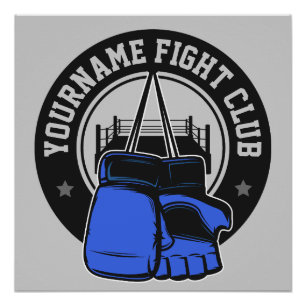 Pôster Clube de Luta de Artes Marciais Mistas Mistas Pers