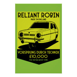 Pôster Clube de Proprietários do Reliant Robin