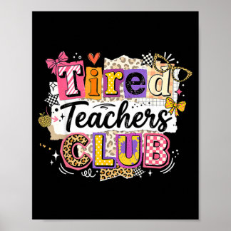 Poster Clube de Verão de Professores Cansados Professor E