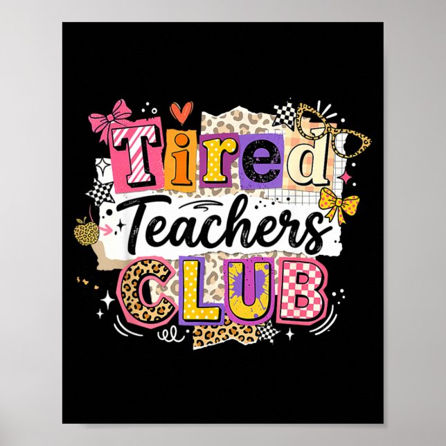 Poster Clube de Verão de Professores Cansados Professor E (Frente)