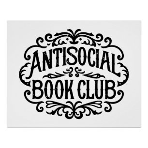 Pôster Clube do livro antissocial