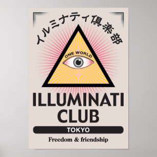 Pôster Clube Illuminati Poster-01