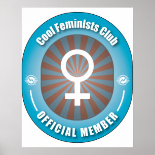 Pôster Clube legal das feministas