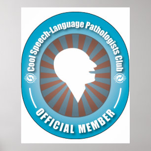 Pôster Clube legal dos patologistas da Discurso-Língua