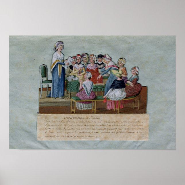 Pôster Clube Patriótico das Mulheres (Frente)