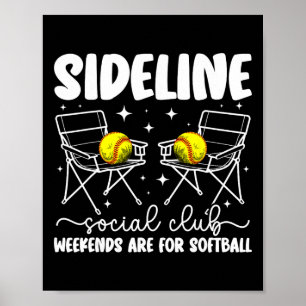Poster Clube Social Lateral Mãe Softll de um Jogador Soft