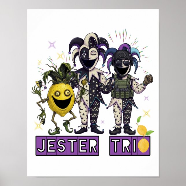 Poster Clube Trio do Bobo da Vazio (Frente)