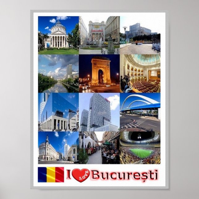 Poster Cluj-Napoca - Mosaico - Romênia - (Frente)