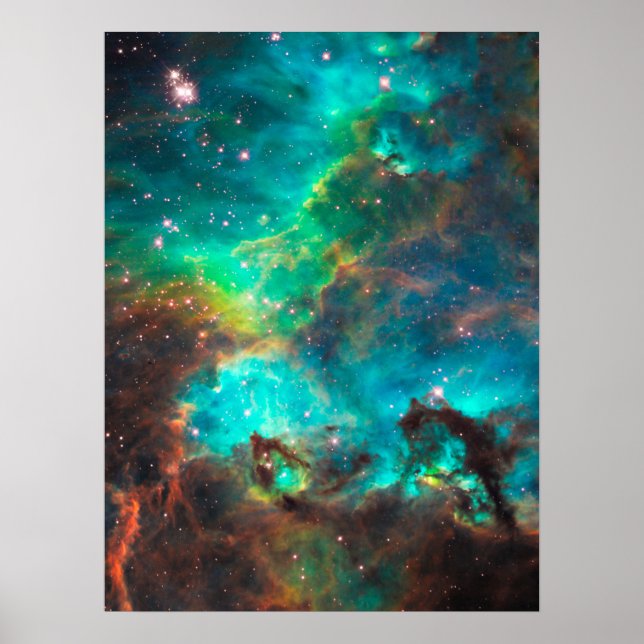Poster Cluster Aqua Star impressionante (Frente)