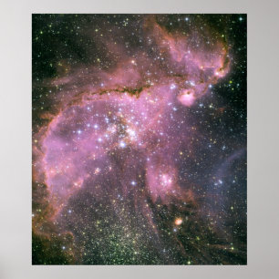 Poster Cluster com estrelas NGC 346.
