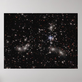 Poster Cluster de Pandora | Abell 2744 | JWST