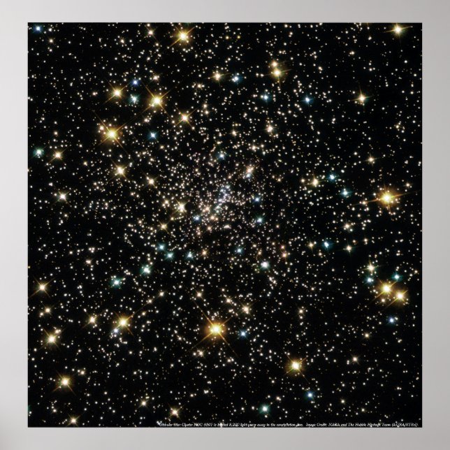 Poster Cluster Global Star NGC 6397 (Frente)