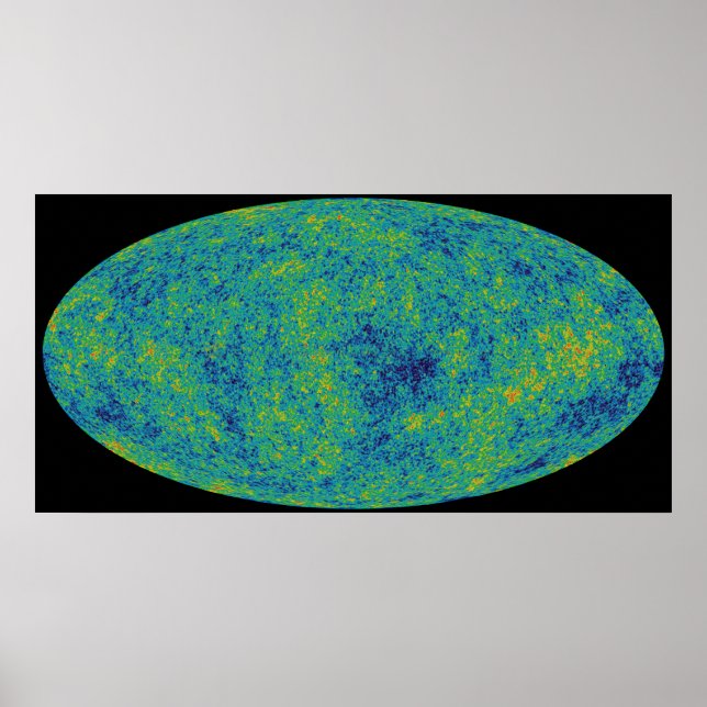 Poster CMBR de Planck Recolorrado (Frente)