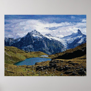 Pôster Cmyk das montanhas 02
