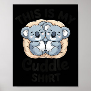 Poster Coalas Fofos Abraçam Amante de Animais Este É Meu