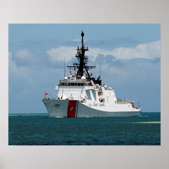 Poster Coast Guarda Cutter Bertholf (Frente)