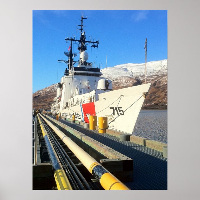 Poster Coast Guarda Cutter Hamilton (Frente)