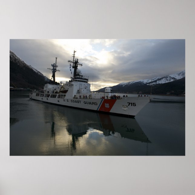 Pôster Coast Guarda Cutter Hamilton (Frente)