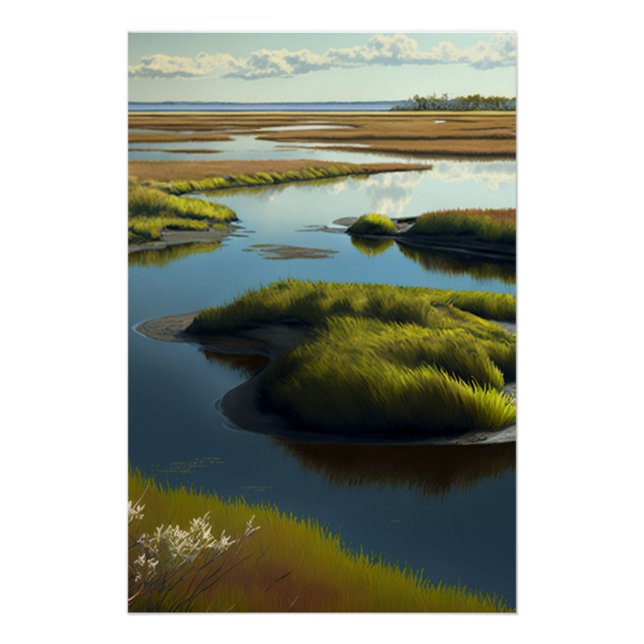 Pôster Coastal Tranquility (Frente)