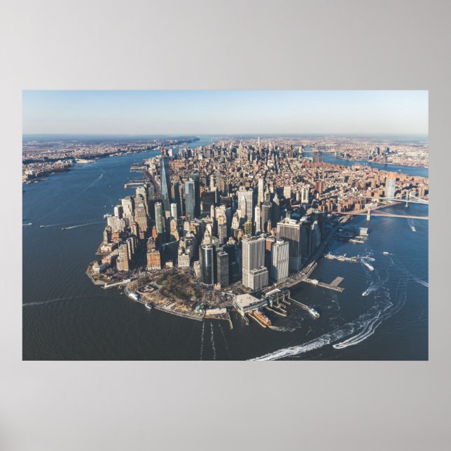 Poster Coastline | Manhattan, Nova Iorque (Frente)