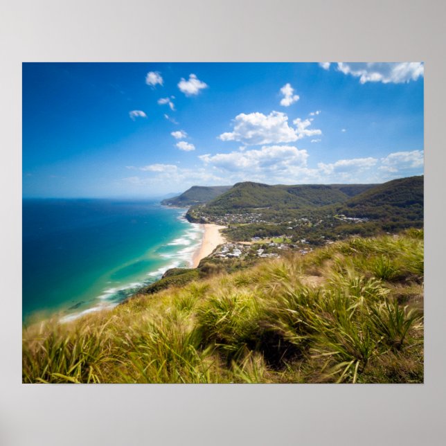 Poster Coastline | Nova Gales do Sul, Austrália (Frente)