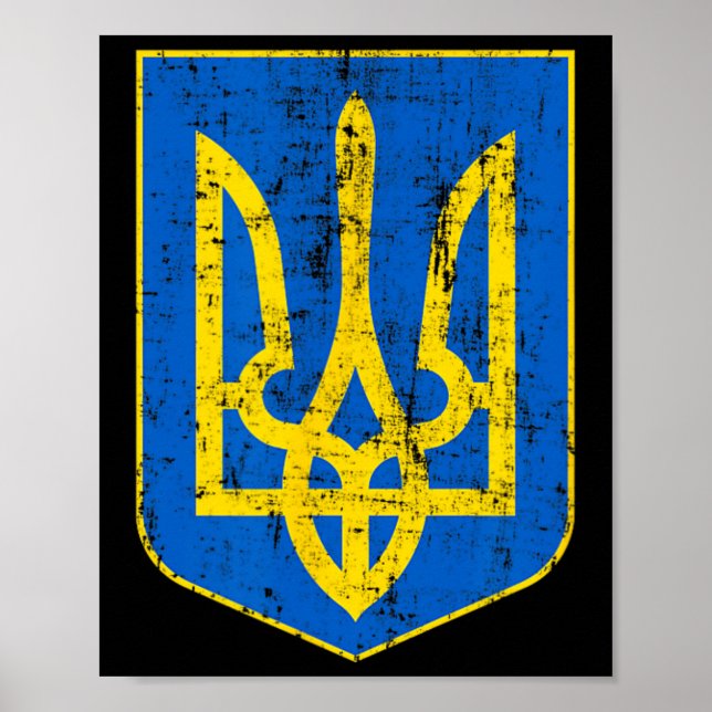 Poster Coat Of Arms Of Ukraine 3  (Frente)