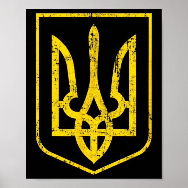 Poster Coat Of Arms Of Ukraine 4  (Frente)