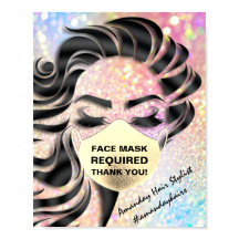 Cobertura de máscara facial Holograp de vesícula d