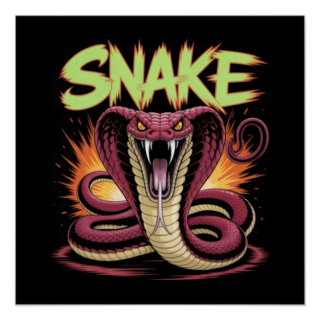 Pôster Cobra. (Frente)